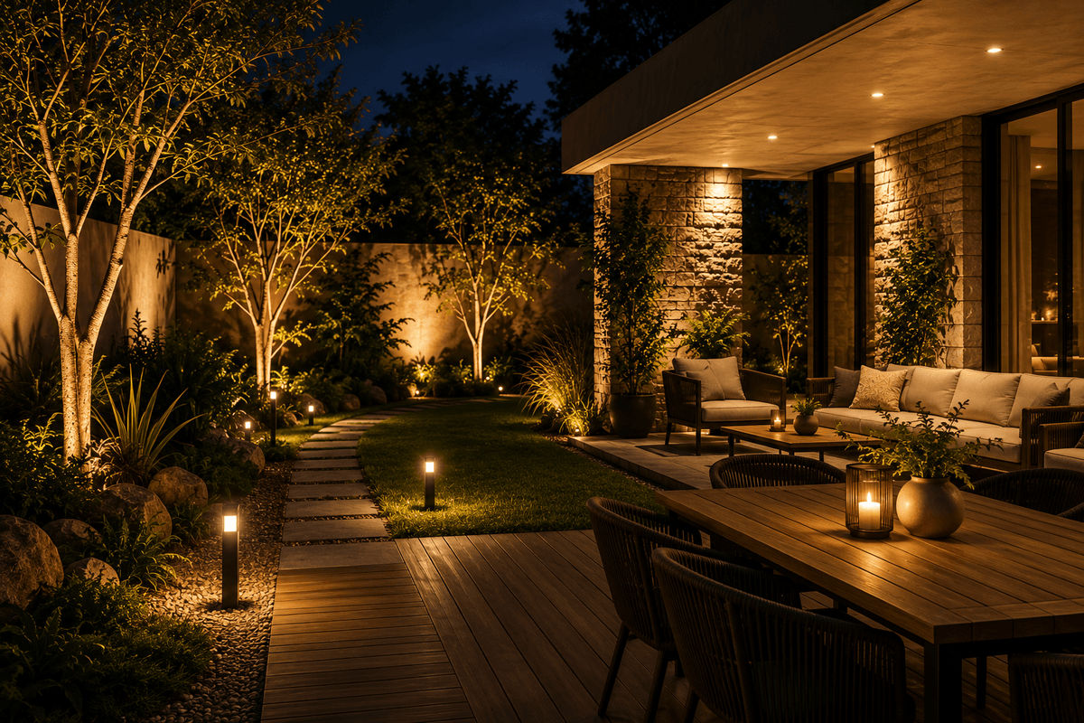 Iluminación para jardines y patios: ideas y consejos para exteriores - Barcelona LED Argentina