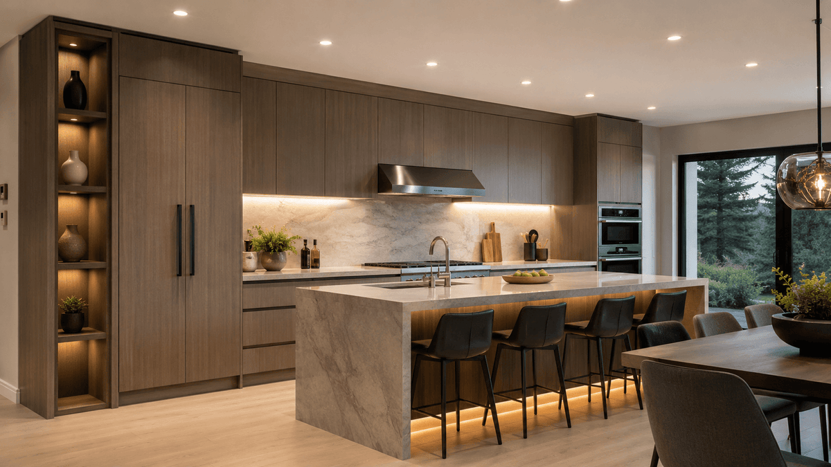 Cómo iluminar una cocina: luz general, mesada y LED bajo alacena - Barcelona LED Argentina