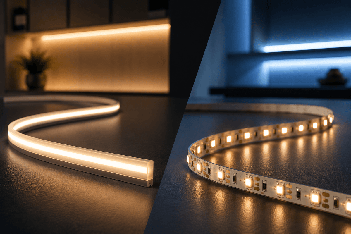 Tira LED COB vs SMD: diferencias y cuál elegir - Barcelona LED Argentina
