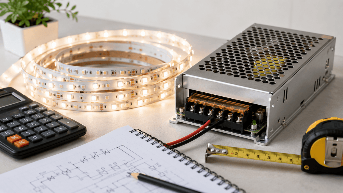 Cómo calcular la fuente para una tira LED 12V o 24V - Barcelona LED Argentina