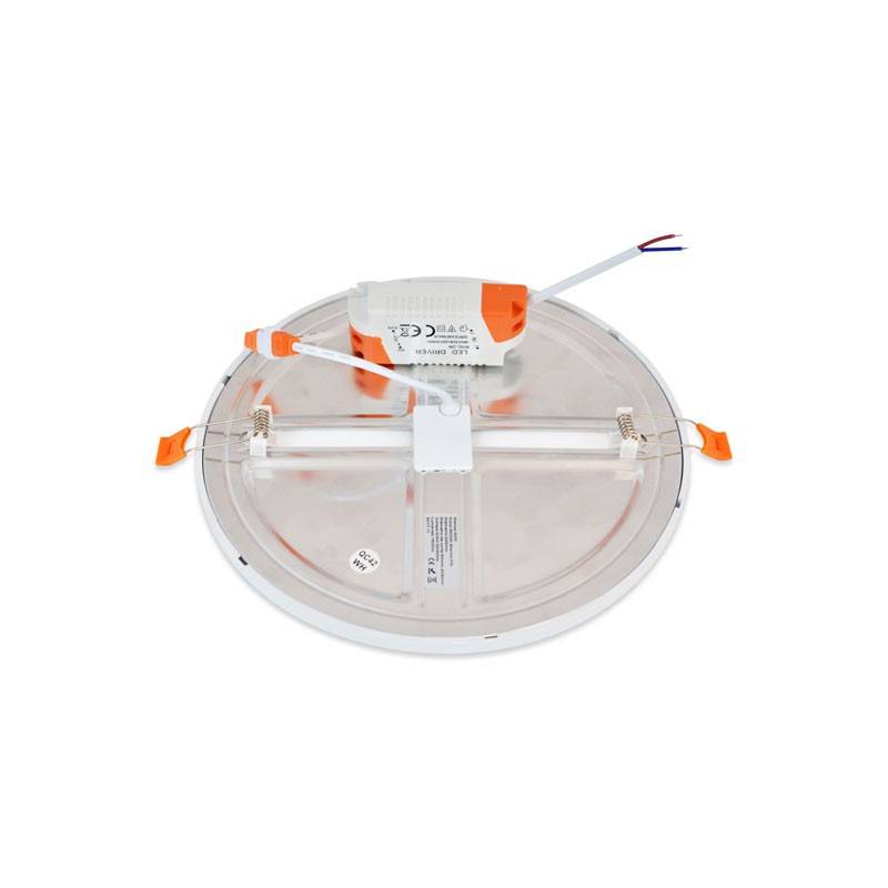 Downlight LED circular empotrable - Diámetro de corte ajustable: Ø 50 a 205 mm - 20W (1)