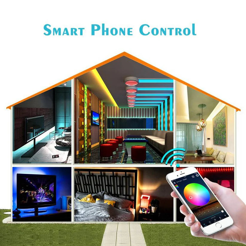Controlador LED WIFI RGBW 12/24V 4 canales 4A/CH