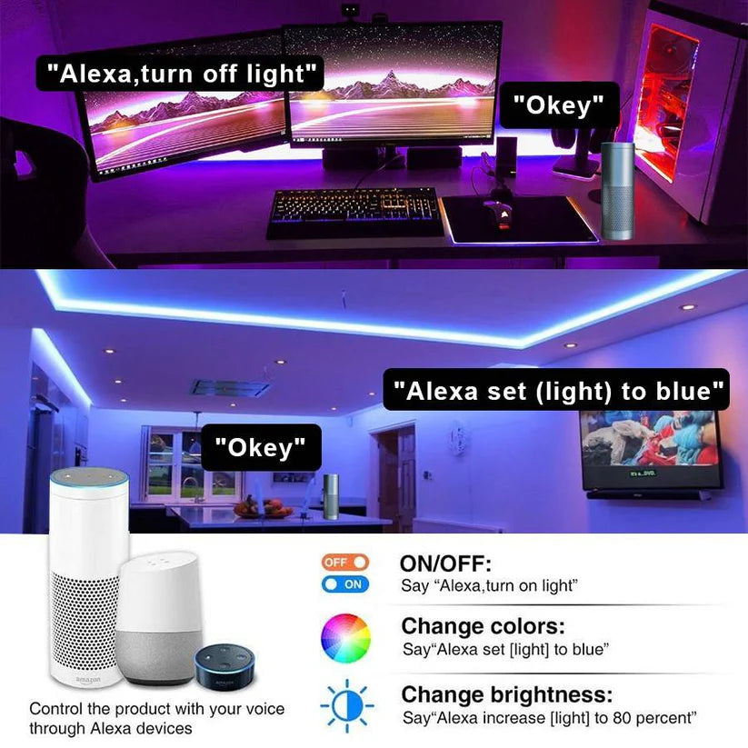 Controlador LED WIFI RGBW 12/24V 4 canales 4A/CH