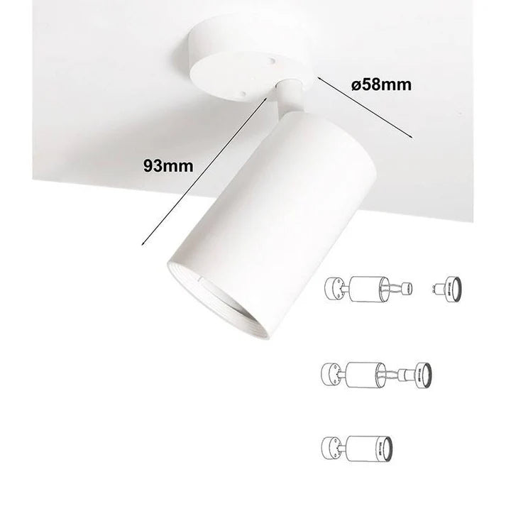 Foco de techo LED orientable - GU10