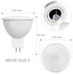 Bombilla LED GU5.3 MR16 5W 12V 350lm