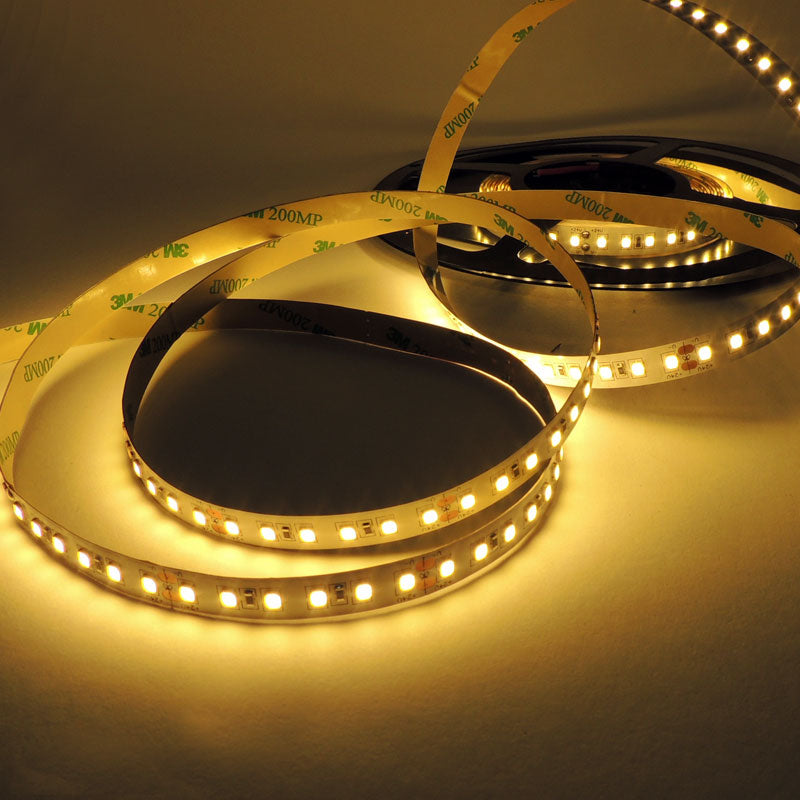 Tira LED 24V DC - 18W/m - Monocolor - 10mm - IP20 - Rollo 5 metros - 120ch/m (2)