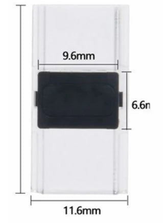 Conector tira a tira PCB 10mm - IP20 - máx. 24V - 2 pines