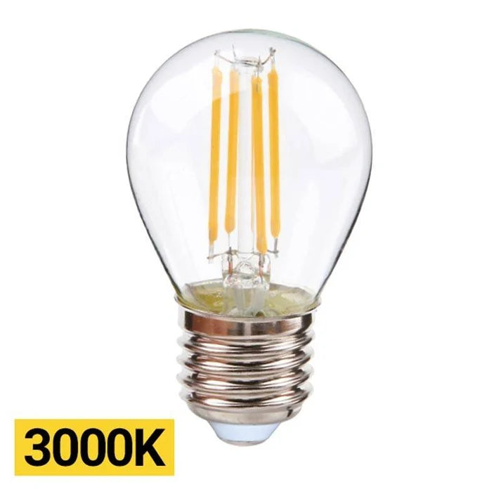 Bombilla LED filamento esférica E27 G45 - 5W