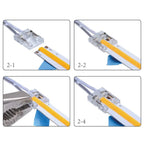 Conector para inicio de tira LED COB monocolor de 8mm