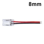 Conector para inicio de tira LED COB monocolor de 8mm