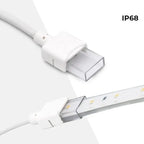 Conector estanco de inicio tira LED - 2 pines - ancho 10mm - IP68