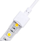 Conector estanco de inicio tira LED - 2 pines - ancho 10mm - IP68