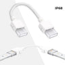 Conector estanco Tira LED a Tira LED con cable - Tira 10 mm - IP68 - 2 pines
