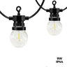 Guirnalda LED 10m+3m con 20 bombillas en Blanco cálido 10W