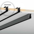 Carril magnético 20mm empotrable - 48V - 2 metros
