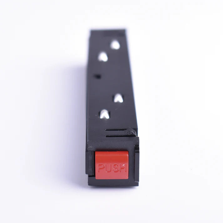 Conector recto de unión para carriles magnéticos 20mm