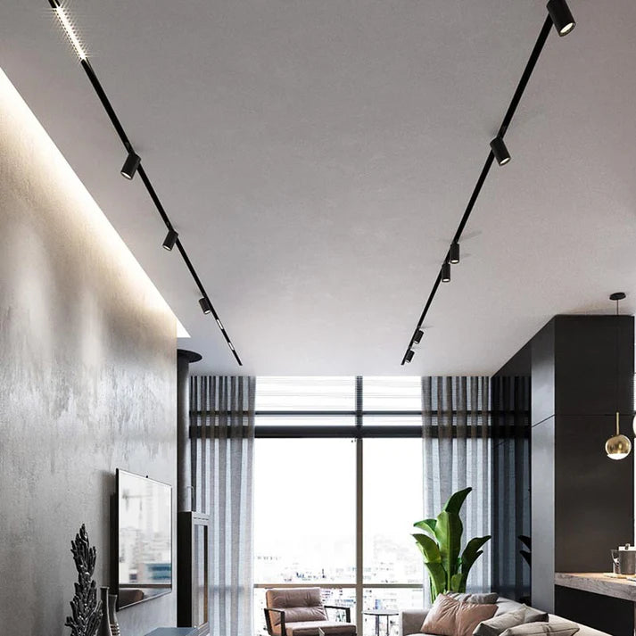 Foco LED para carril magnético 48V - 18W - 2800K