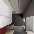 Luminaria lineal LED opal para carril magnético 48V - 10W - Blanco