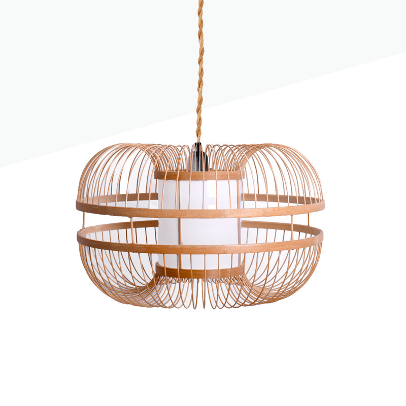 Lámpara colgante japonesa de bambú "KAIZEN"