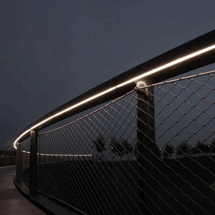 Neón LED flexible 24V DC - 12x12mm - 10 metros - Kit completo - 11W/m - IP67 - Curvatura vertical