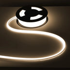Neón LED flexible 24V DC - 12x12mm - 10 metros - Kit completo - 11W/m - IP67 - Curvatura vertical