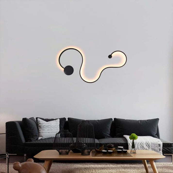 Aplique de pared moderno "WAVE" - 40W - 2800K