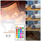 Bombilla LED GU10 RGBW inteligente - 5W - Con control remoto