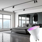 Bombilla LED GU10 RGBW inteligente - 5W - Con control remoto