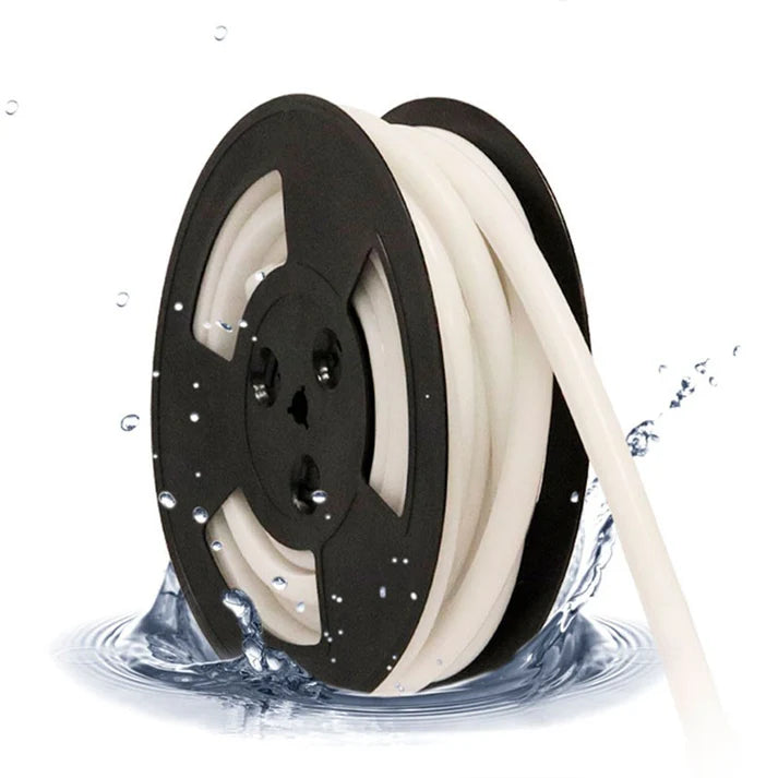 Neón LED flexible 24V DC - 12x12mm - 10 metros - Kit completo - 11W/m - IP67 - Curvatura vertical