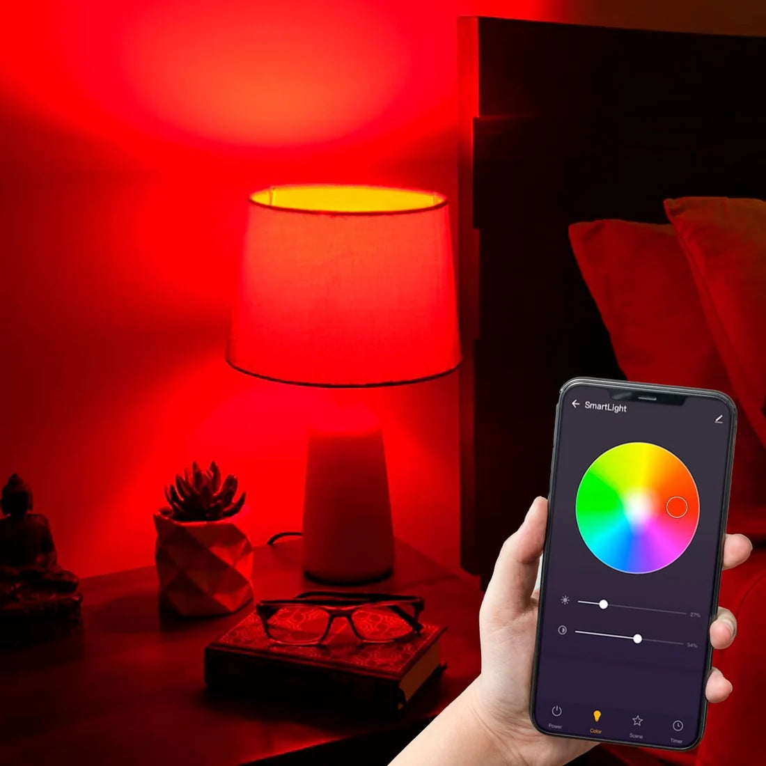 Bombilla Smart WIFI RGB + CCT - E27 9W