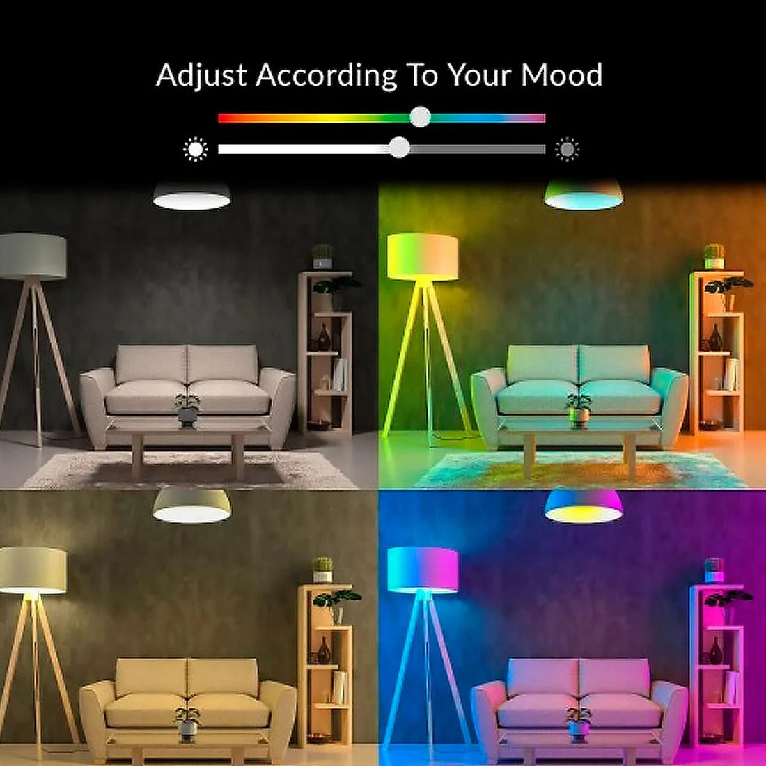 Bombilla Smart WIFI RGB + CCT - E27 9W
