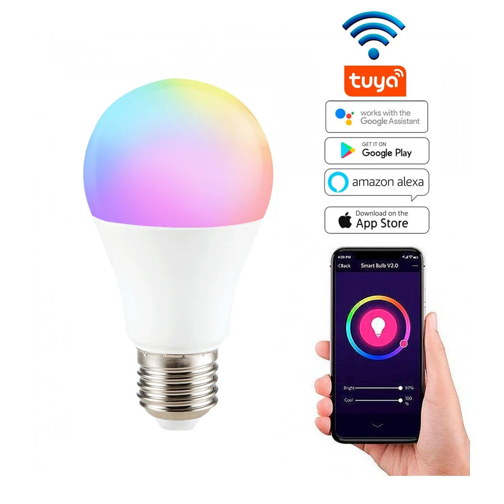 Bombilla Smart WIFI RGB + CCT - E27 9W