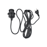 Casquillo E27 con cable de PVC, interruptor y enchufe