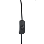 Casquillo E27 con cable de PVC, interruptor y enchufe