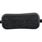 Casquillo E27 con cable de PVC, interruptor y enchufe