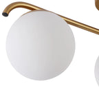Lámpara de techo triple bolas cristal "TALÍ" - 3xE27