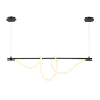 Lámpara colgante moderna neón ondulante "Corda" - 360º - 45W - 3000K