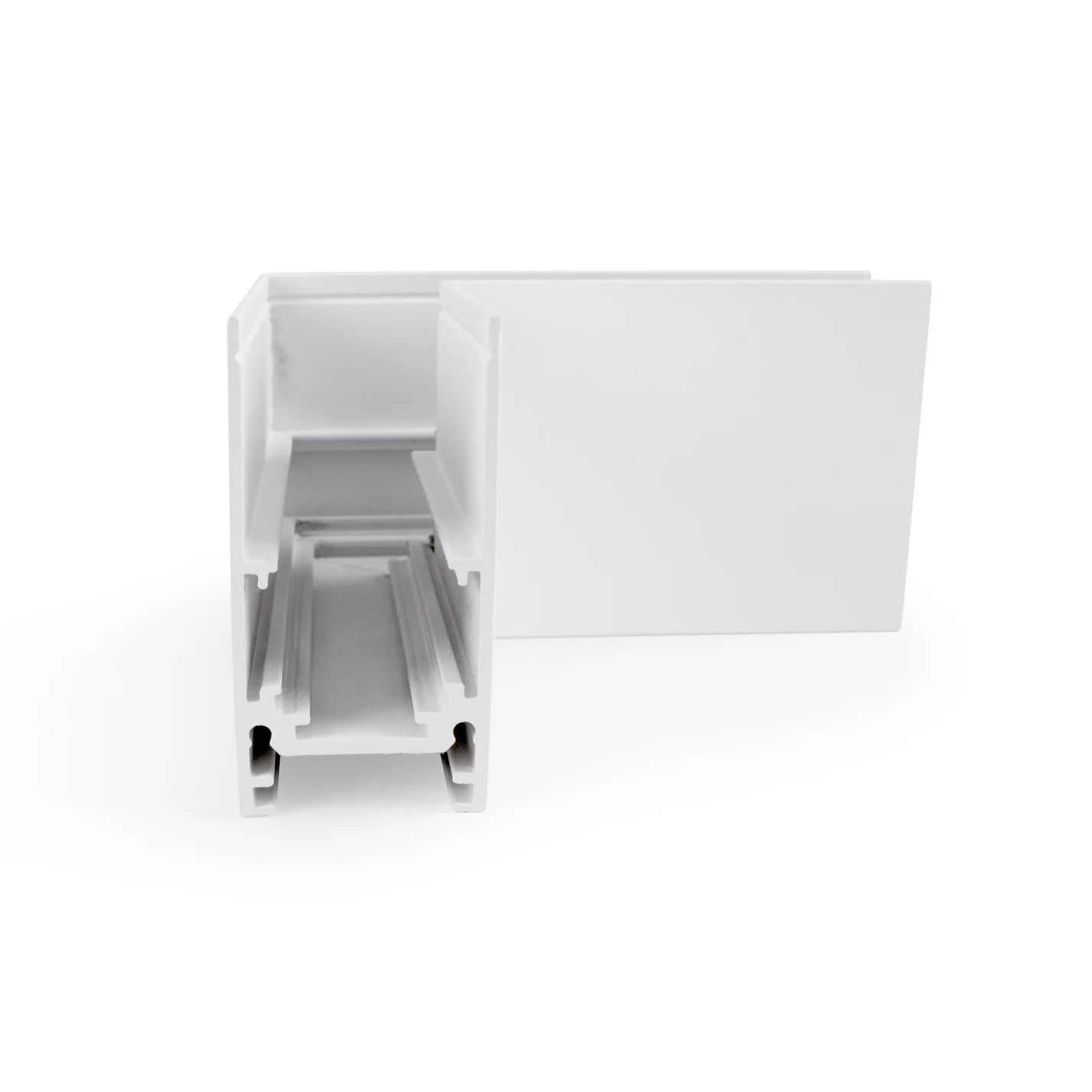 Unión en L para carriles magnéticos de superficie 20mm - Horizontal