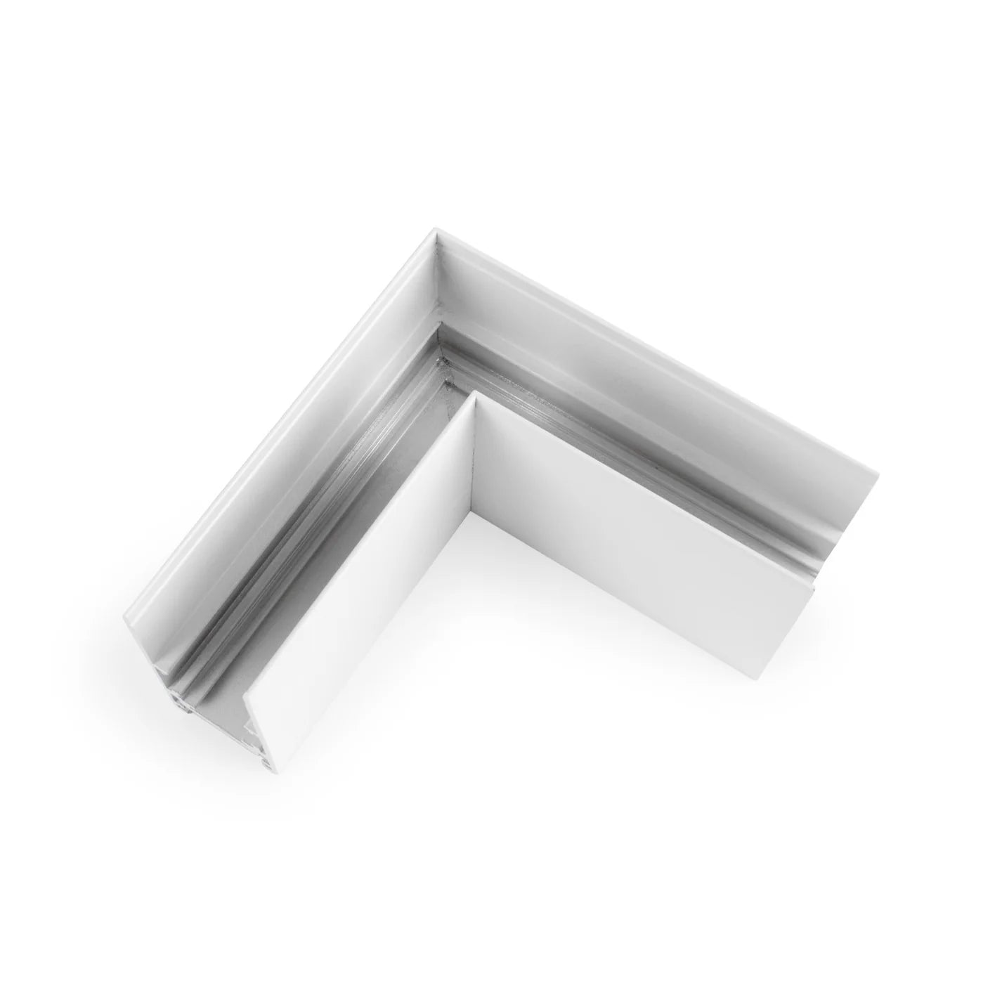 Unión en L para carriles magnéticos de superficie 20mm - Horizontal