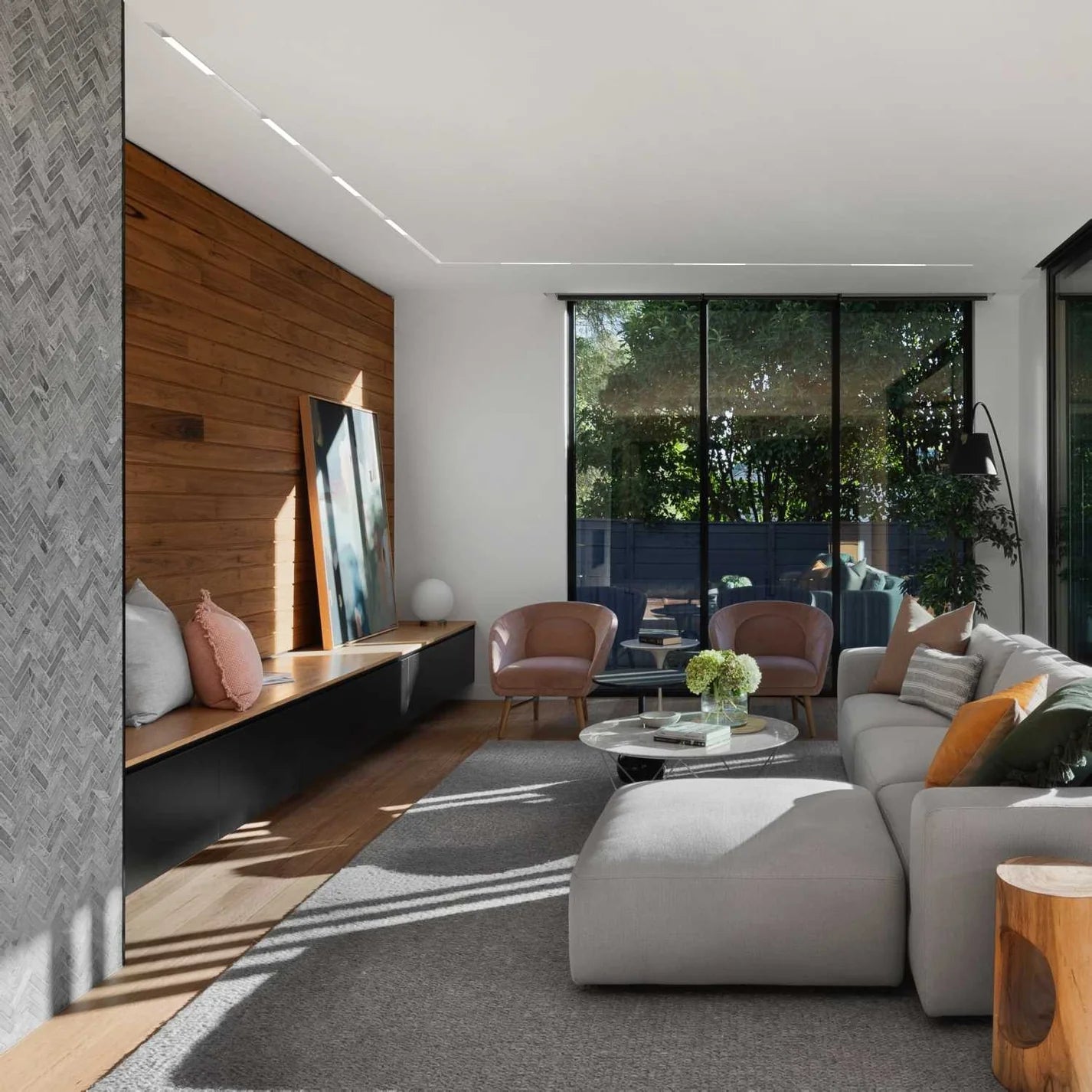 Luminaria lineal LED opal para carril magnético 48V - 10W - Blanco