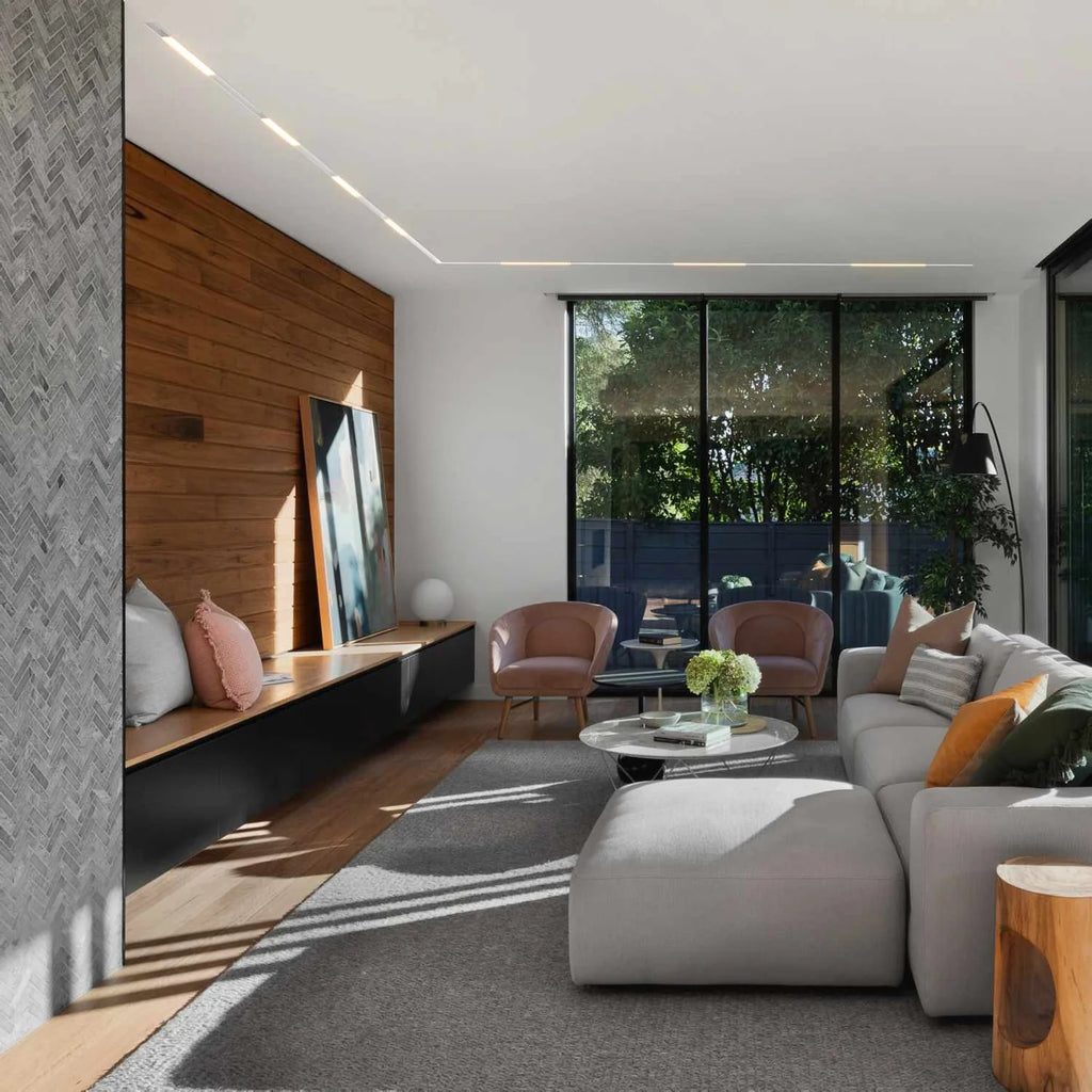 Luminaria lineal LED opal para carril magnético 48V - 10W - Blanco