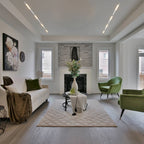 Luminaria lineal LED opal para carril magnético 48V - 10W - Blanco