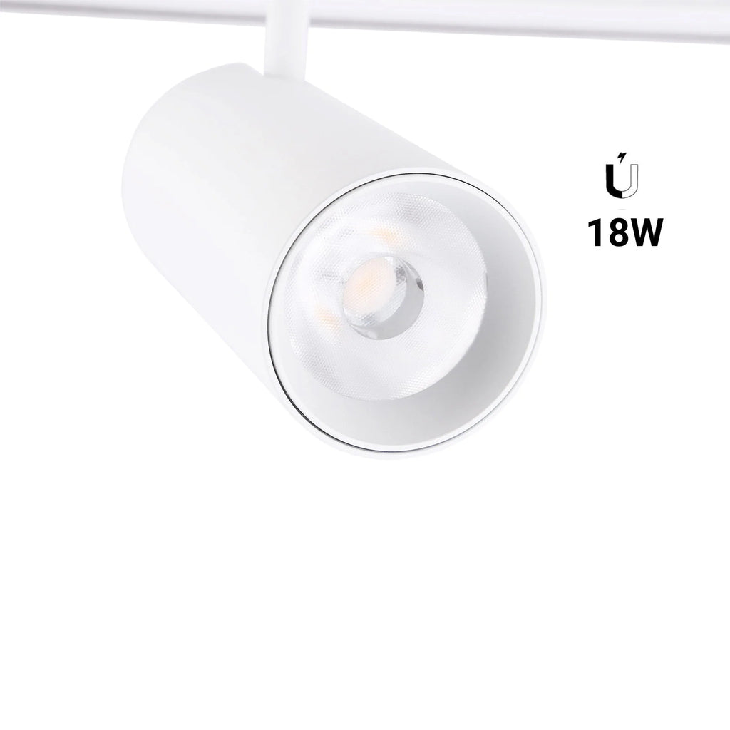 Foco LED para carril magnético 48V - 18W - 2800K