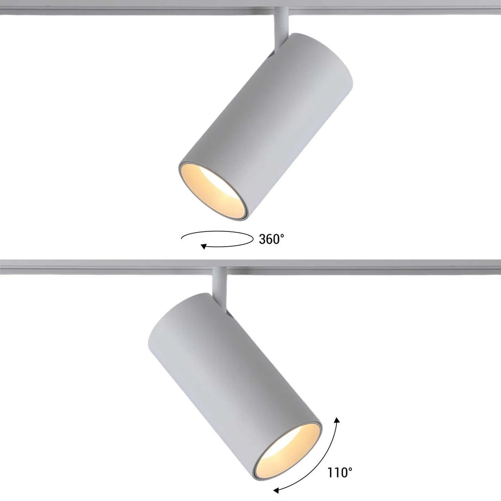 Foco LED para carril magnético 48V - 18W - 2800K