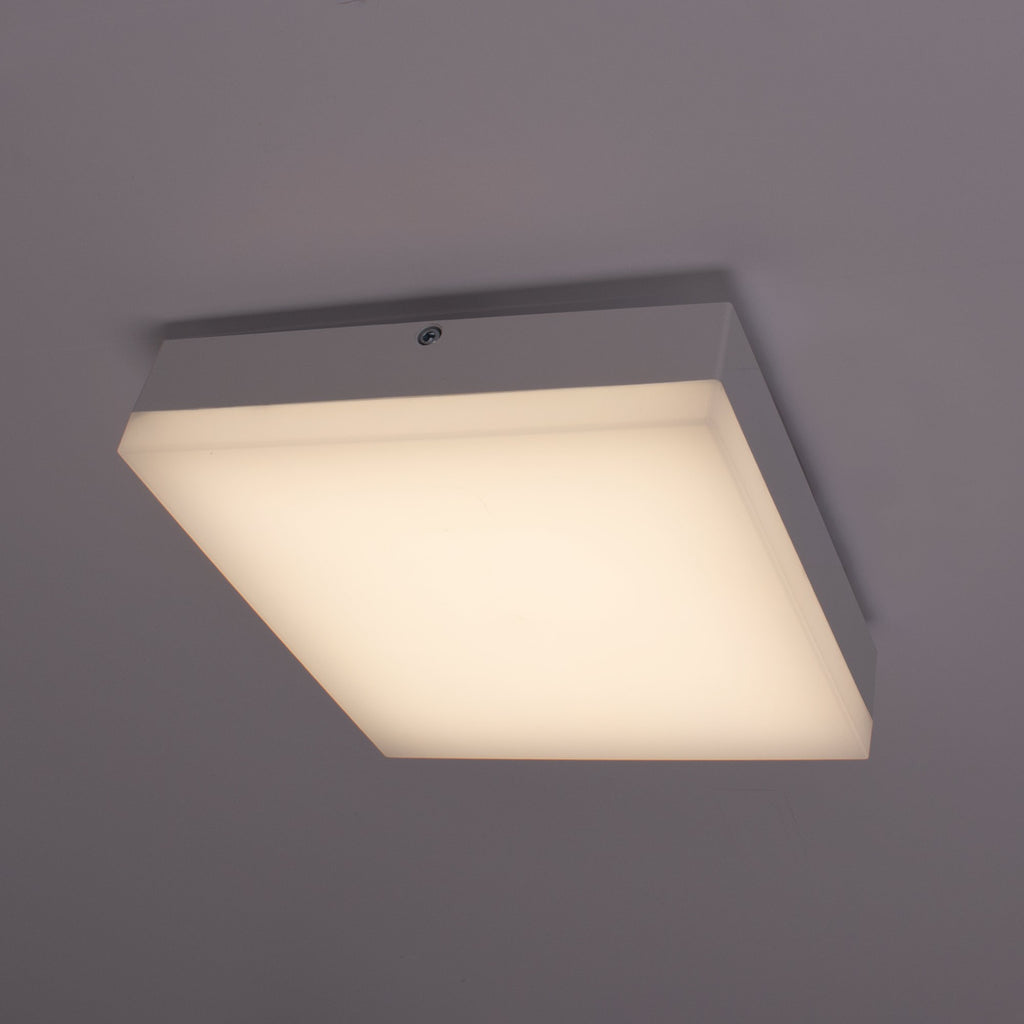 Plafón LED estanco cuadrado 15W - IP44 - 4000K
