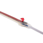 Tira LED COB Exterior 220V con enchufe - 10W/m - 12mm - 5m - 288ch/m - 2700K - Barcelona LED Argentina