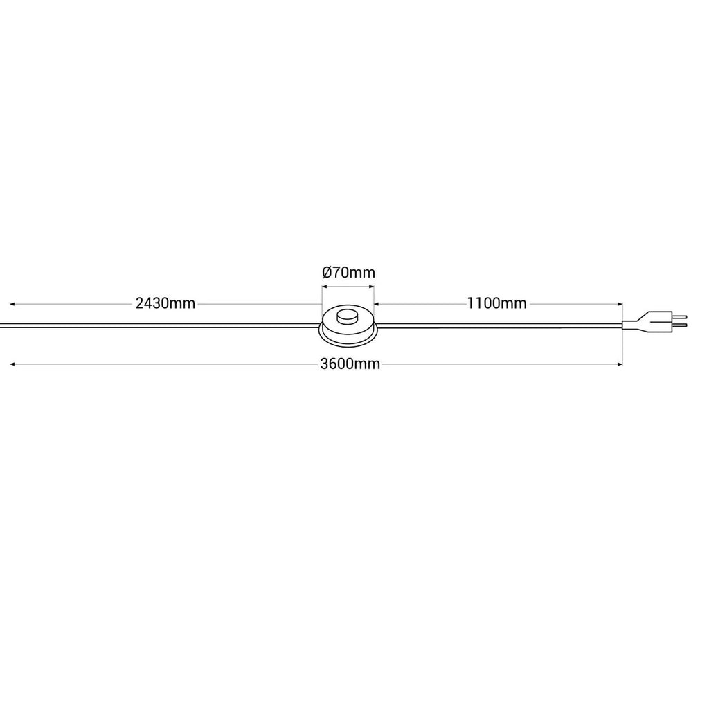 Lámpara de pie de mimbre "Onna"