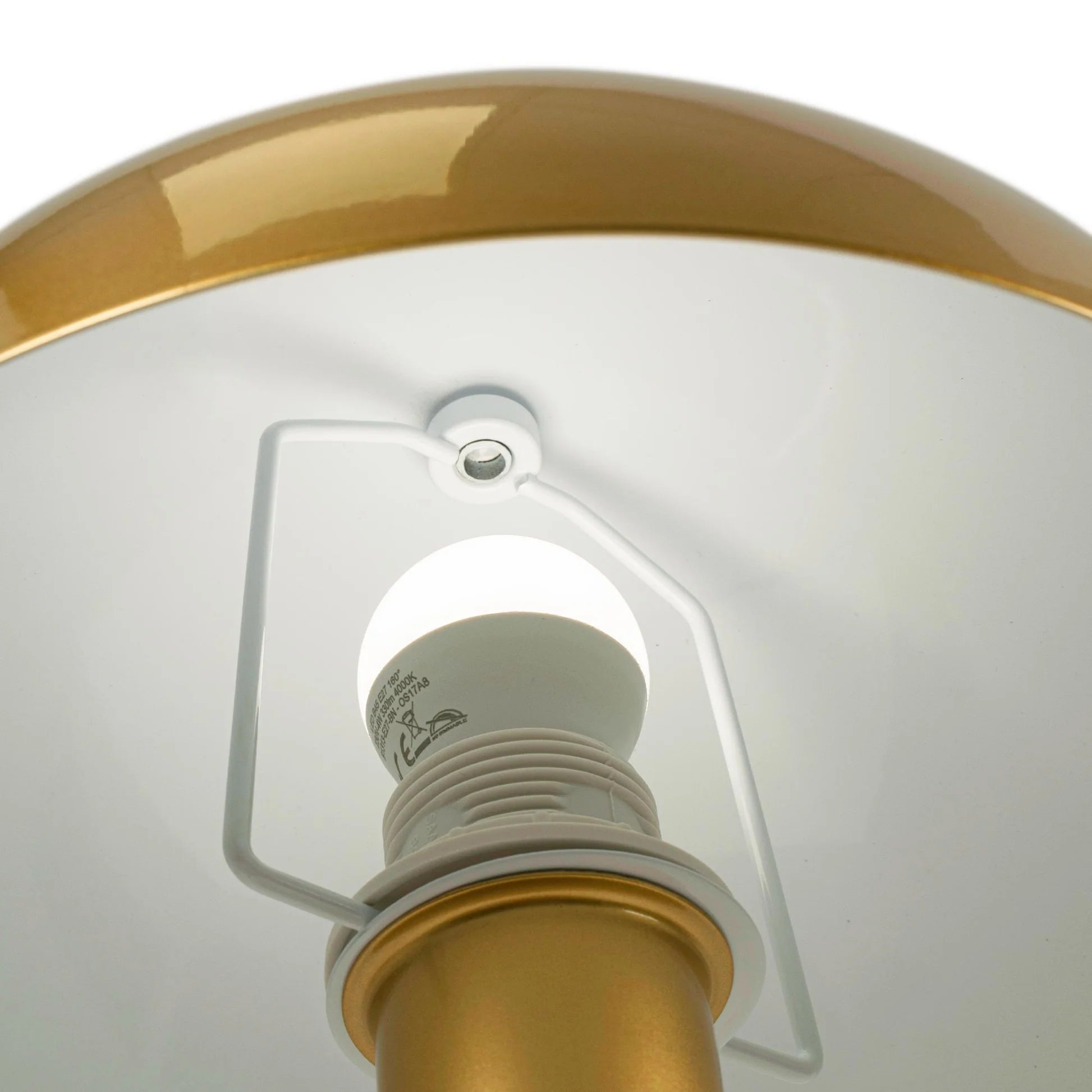 Lámpara de mesa de metal "Cutt" - E27