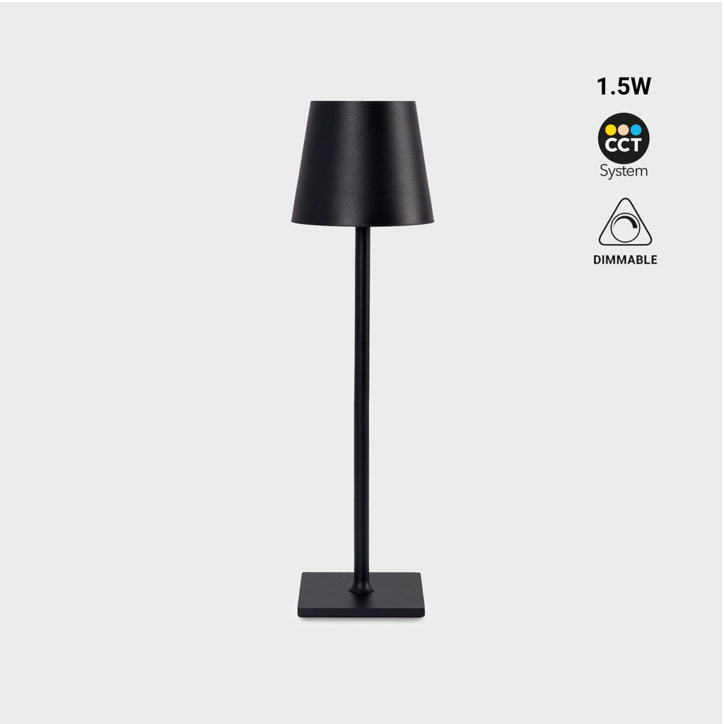 Lámpara de mesa portátil LED CCT "Laura" - 1,5W - Táctil - Intensidad regulable