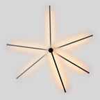 Aplique de pared minimalista lineal "KENDA-R" 10W - Rotatorio 360º - Blanco Cálido